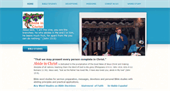 Desktop Screenshot of abideinchrist.com